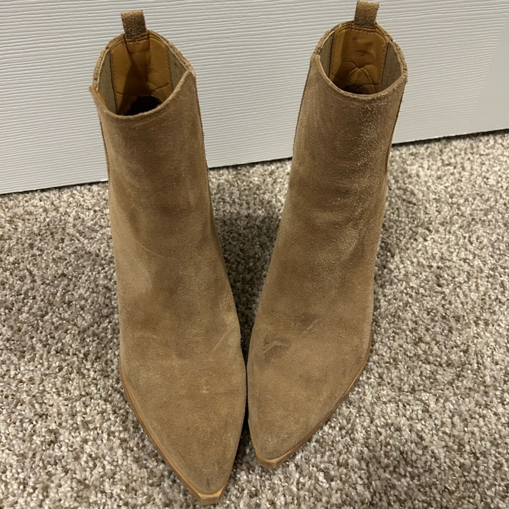 Suede Ankle Booties